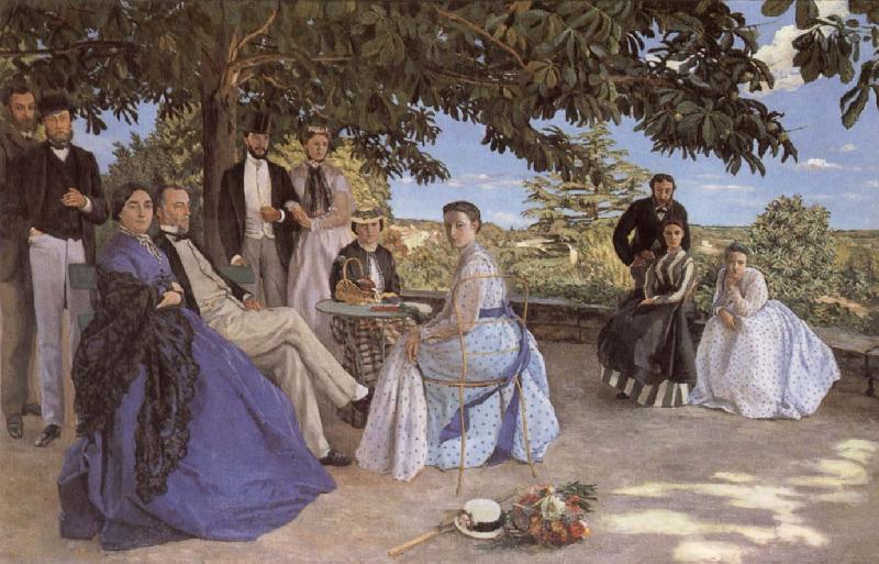 Frederic Bazille Family Reunion oil painting image
